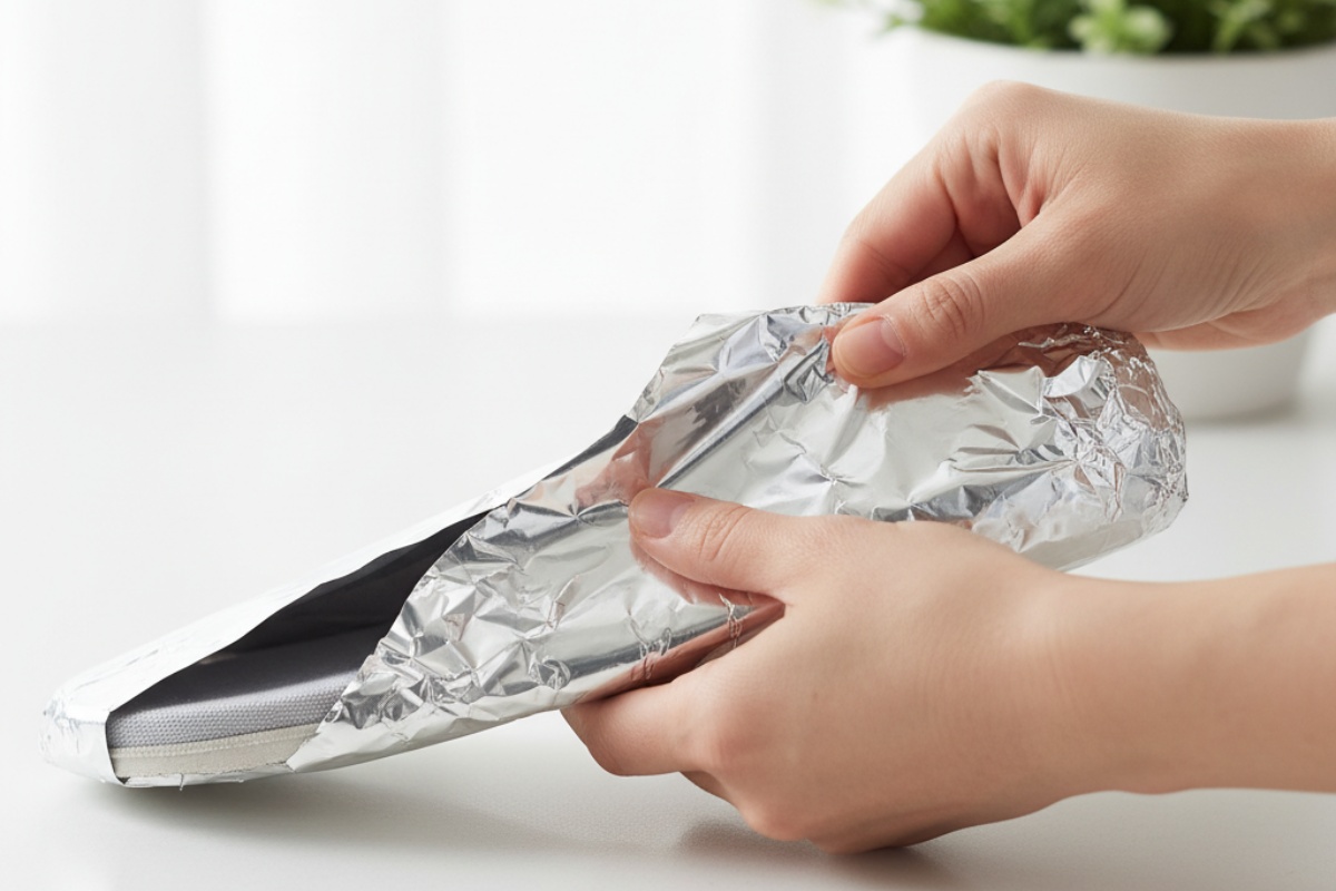 Trik sa folijom za topla stopala