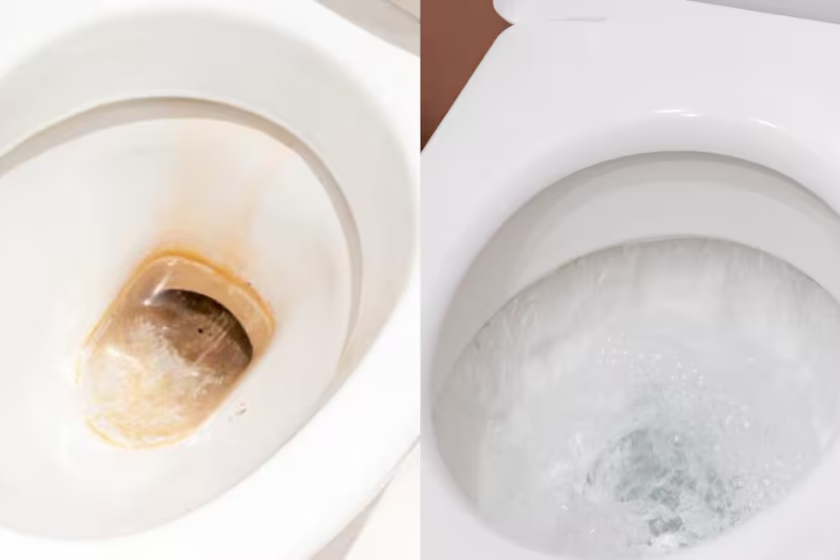 Čišćenje WC šolje od kamenca i rđe domaćim sredstvom
