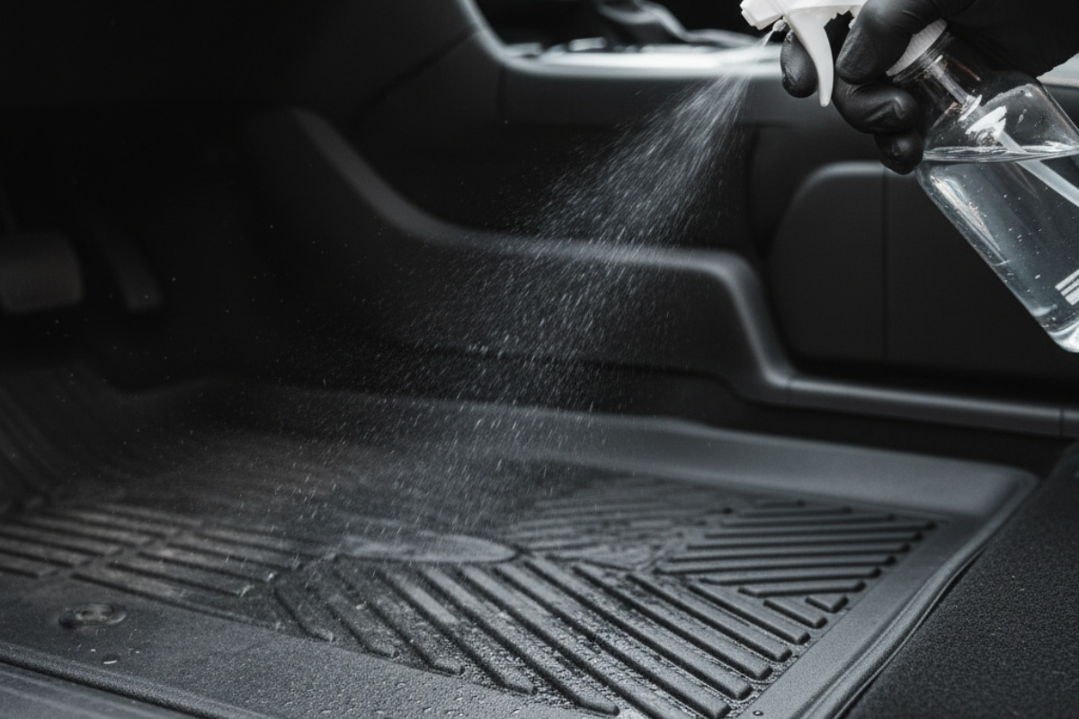 Čišćenje tepiha u automobilu sirćetom