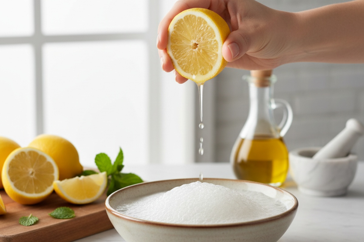 Prirodno čišćenje WC školjke limunom