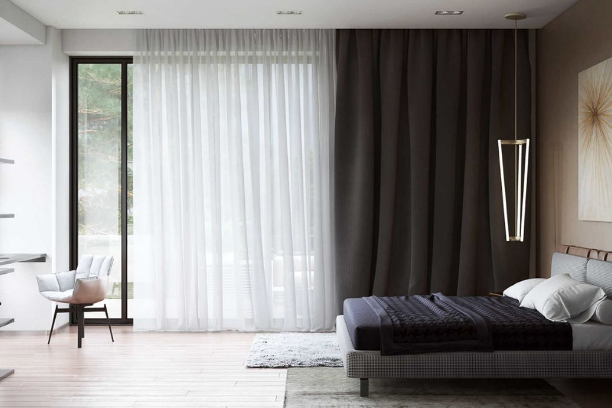 Moderna fasada bez roletni sa blackout zavesama