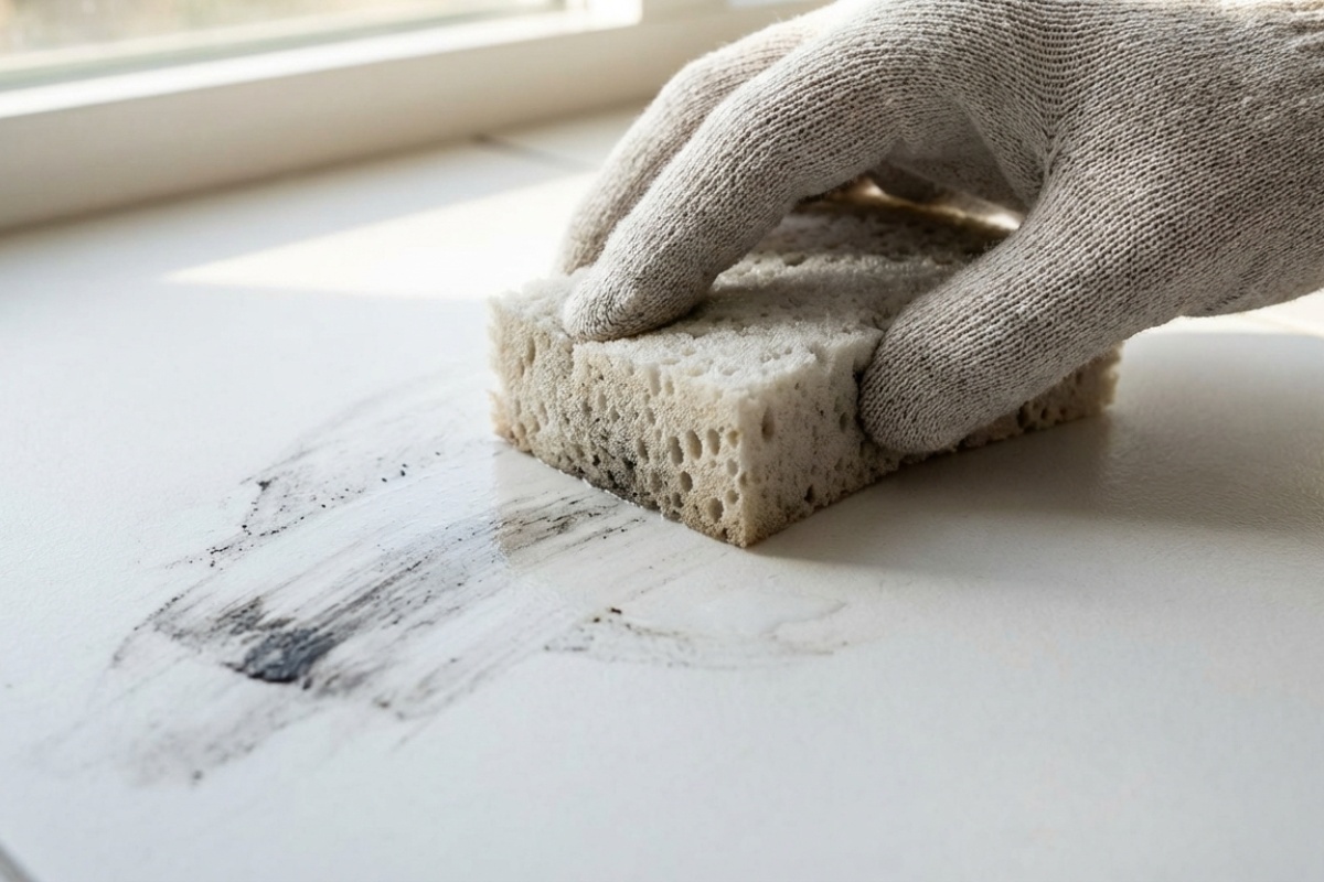 Melaminski sunđer u akciji čišćenja