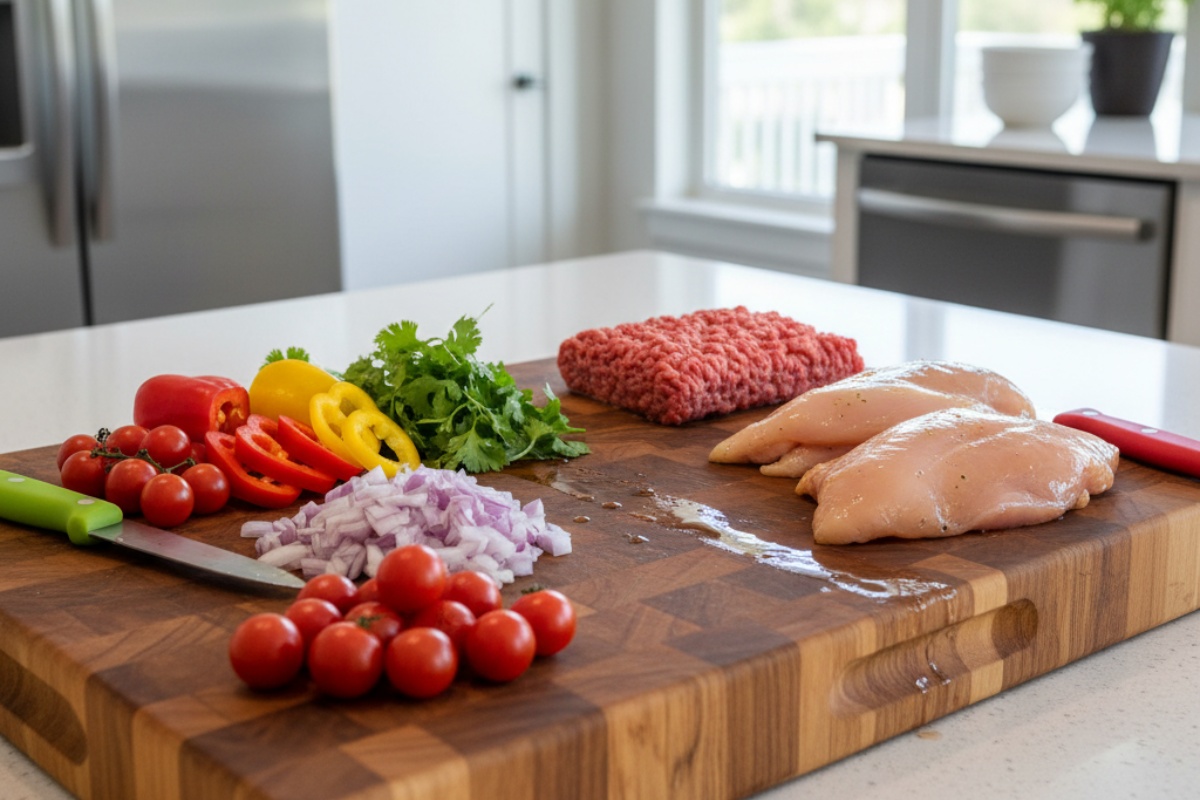 Higijena daske za sečenje i radnih površina u kuhinji