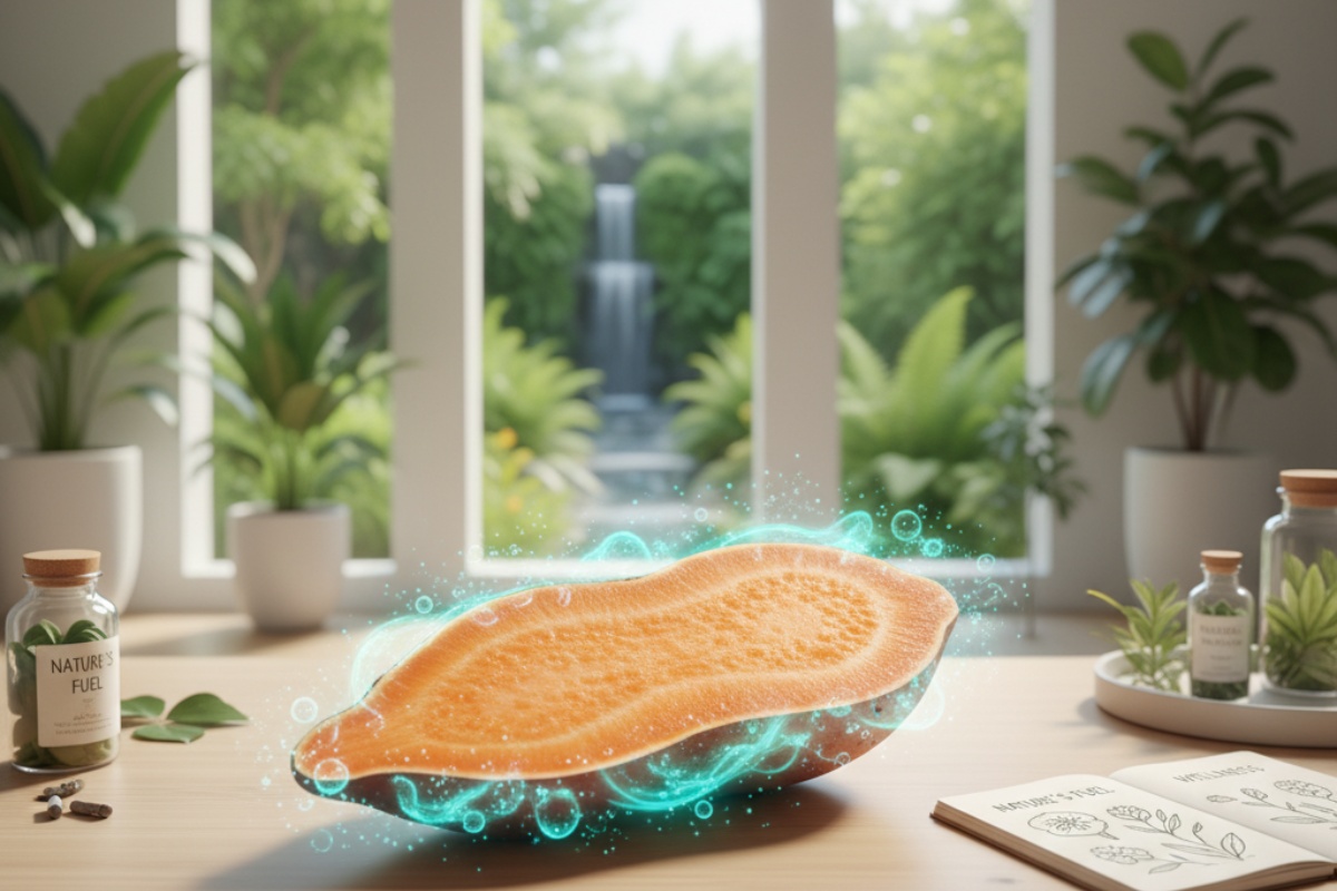 Priprema zdravog doručka sa batatom