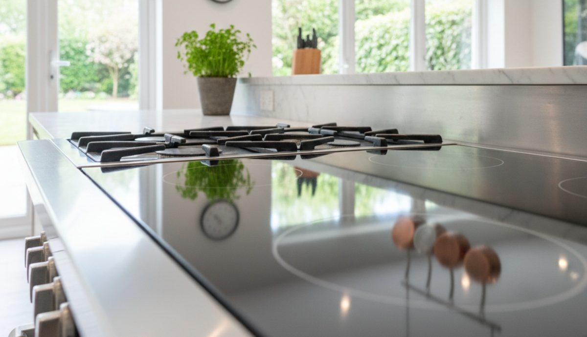 Rezultat čišćenja šporeta bez hemikalija