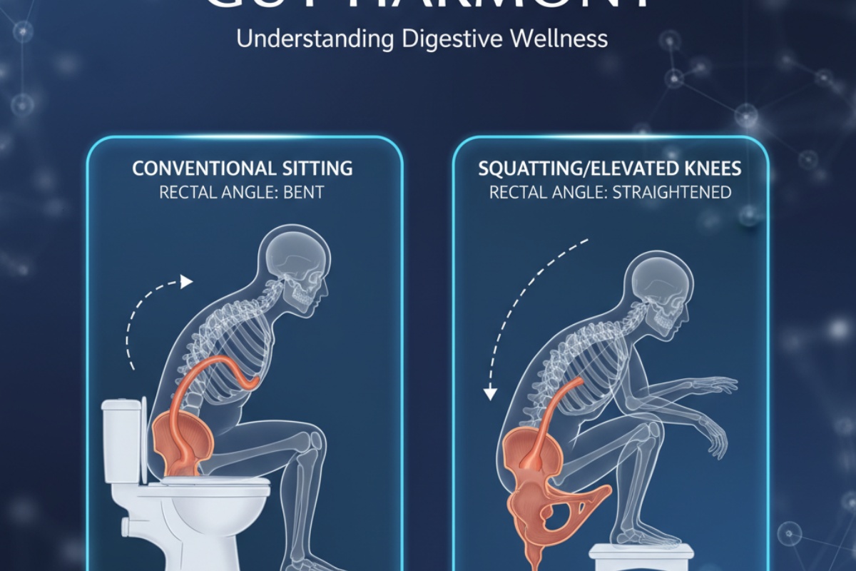 Upotreba stolice za noge u toaletu