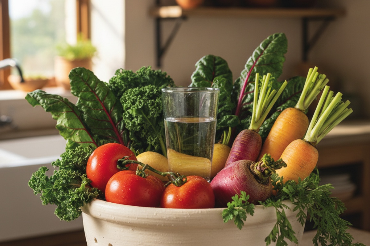 Namirnice u glinenoj posudi