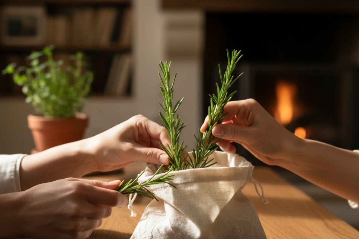 Sušene grančice ruzmarina za osvežavanje prostora