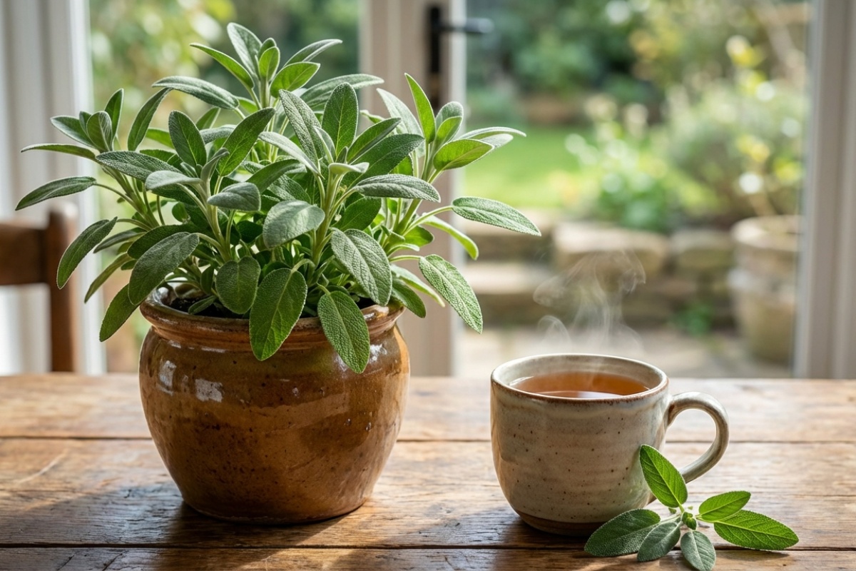 Sušena žalfija kao začin i lekovita infuzija
