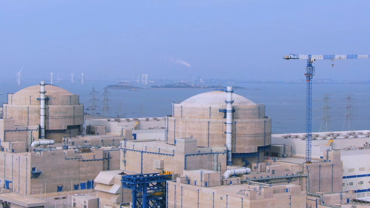 Vizuelni prikaz modernog nuklearnog industrijskog kompleksa