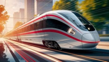 A avut loc inaugurarea unei linii feroviare de mare viteză, care va atinge viteze de peste 500 km/h și va lega capitala de regiunile interioare ale țării.