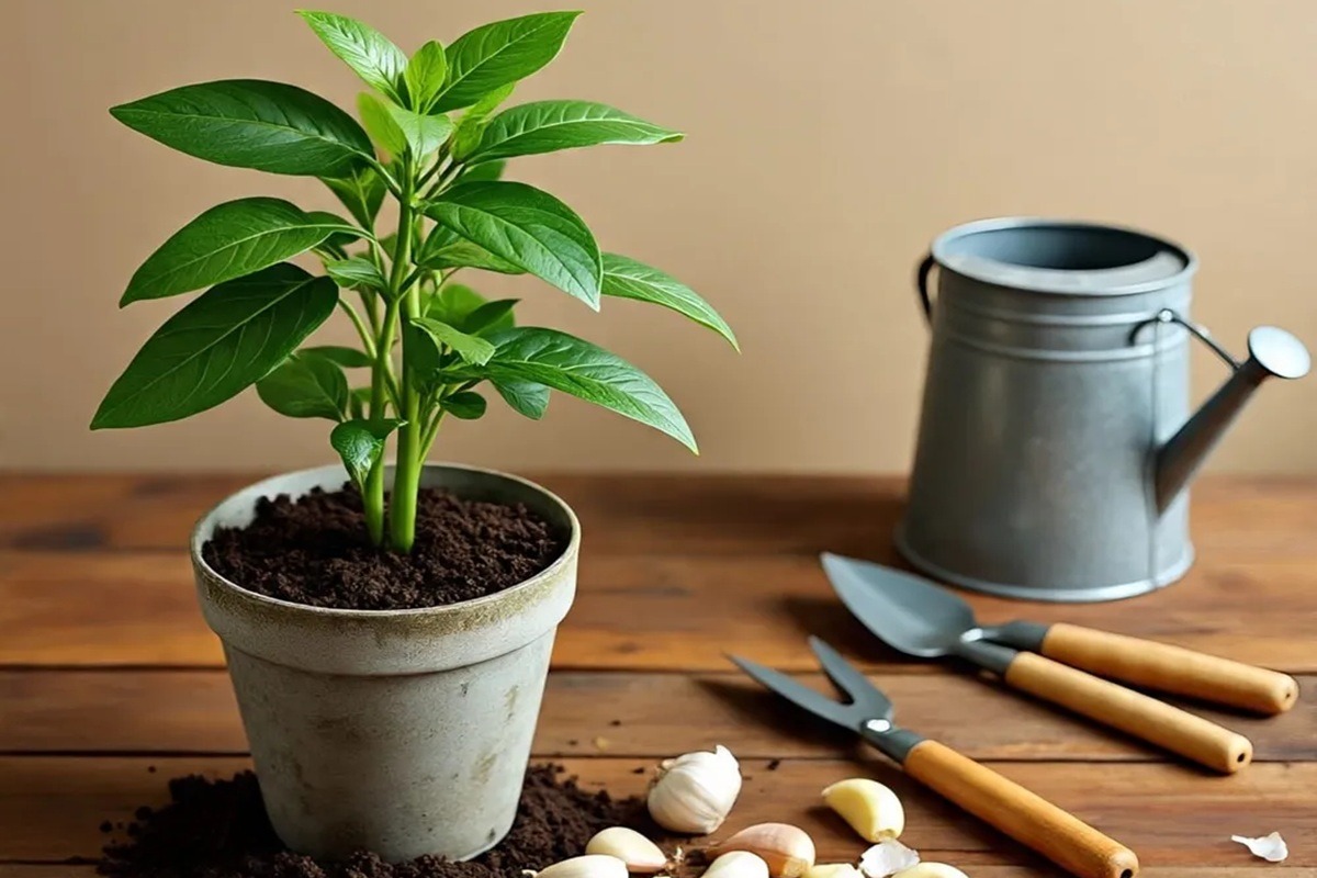 Zašto se preporučuje stavljanje ljuski češnjaka u tlo biljaka