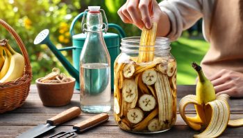 Mescolare buccia di banana e aceto: perché lo consigliano e a cosa serve