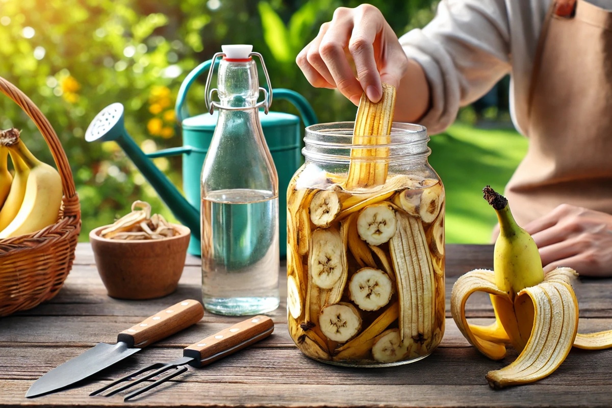 Mescolare buccia di banana e aceto: perché lo consigliano e a cosa serve