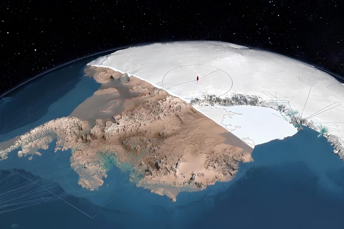 Una nuova mappa mostra com'è l'Antartide sotto i 2.000 metri di ghiaccio che la ricoprono - Podere Rega