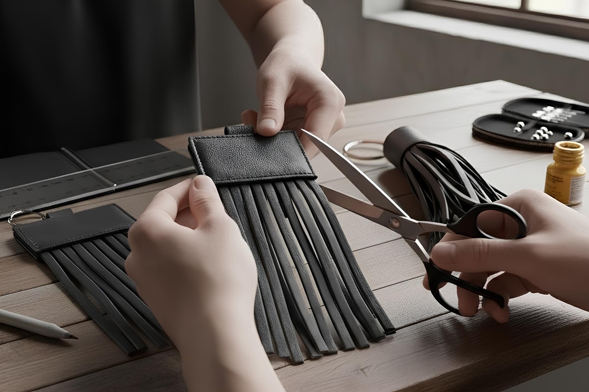 Izrada privjeska za ključeve od umjetne kože