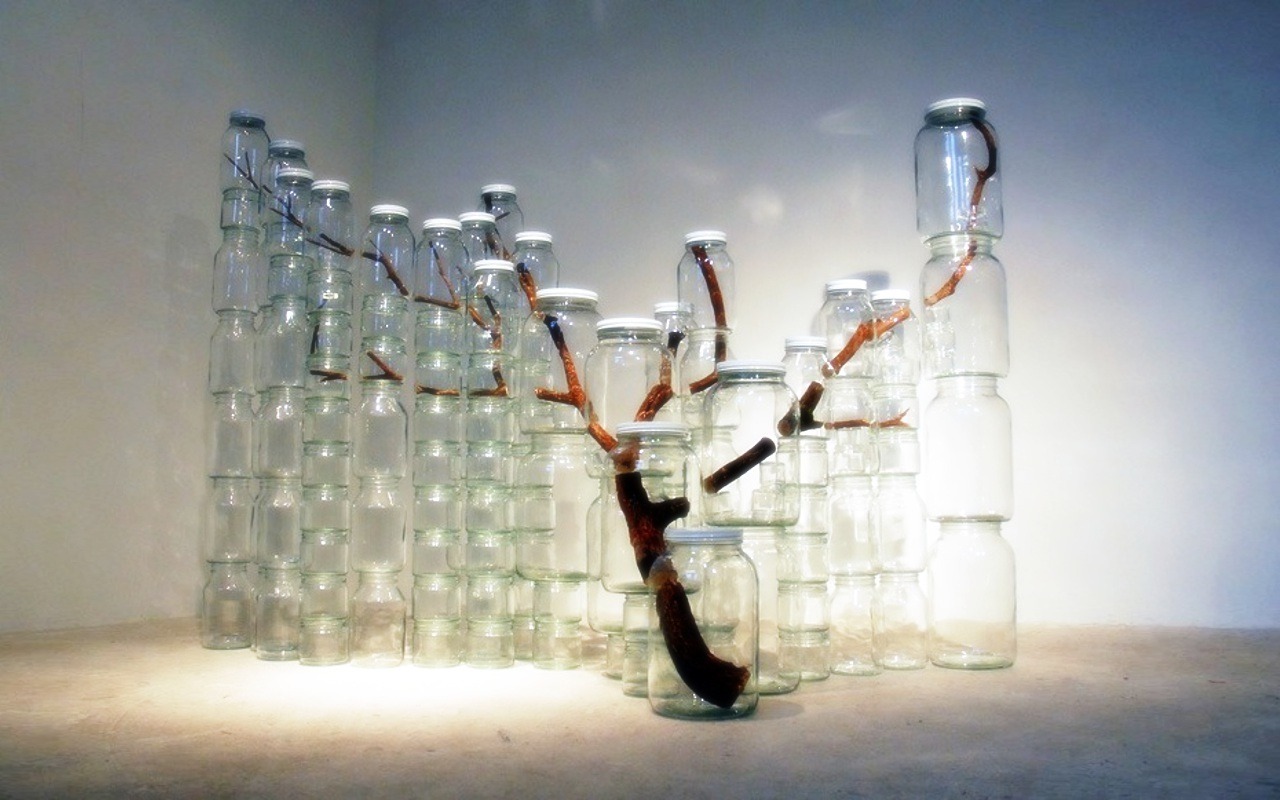 Transformacija staklene ambalaže u dekoraciju