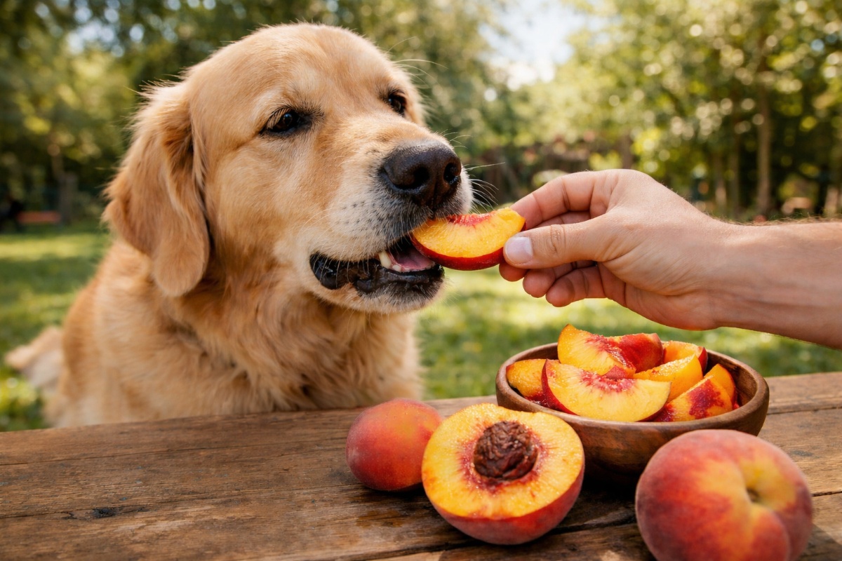 Davanje breskve vašem psu: zašto se preporučuje i kako to učiniti bez rizika