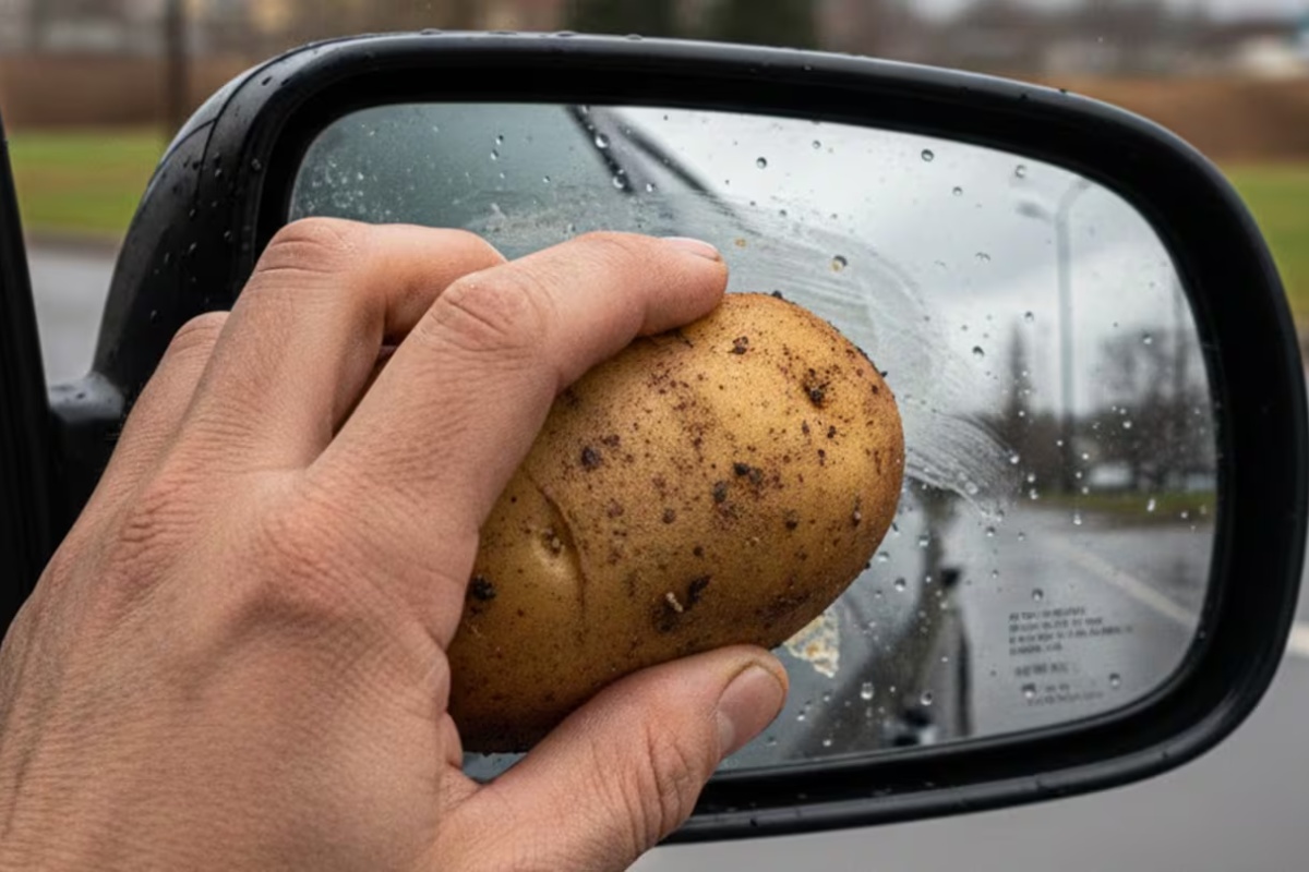 Trljanje krompira o retrovizore automobila: čemu služi ovaj domaći trik