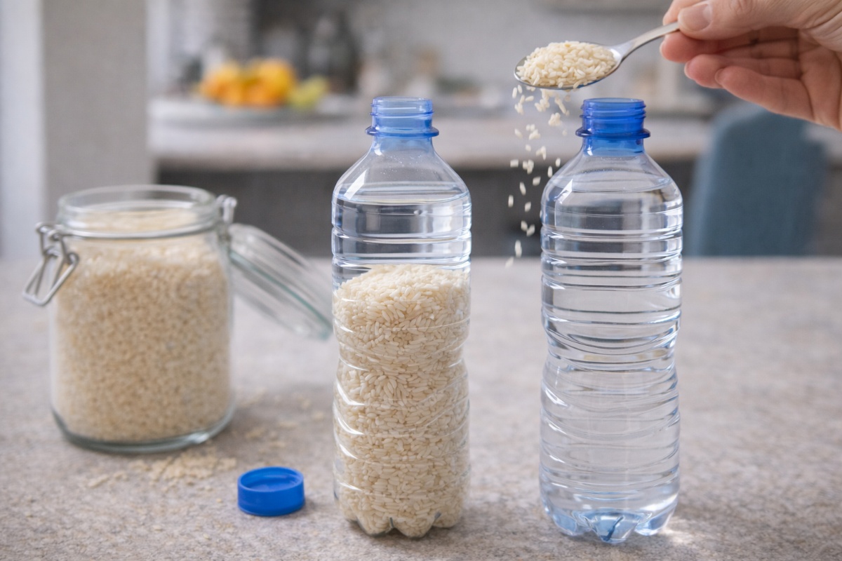Stavljanje pirinča u flaše za vodu koje koristite kod kuće: čemu služi i zašto se preporučuje