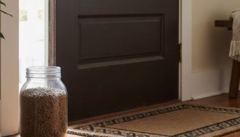 Stavljanje staklene tegle sa sočivom pored vrata: zašto se to preporučuje