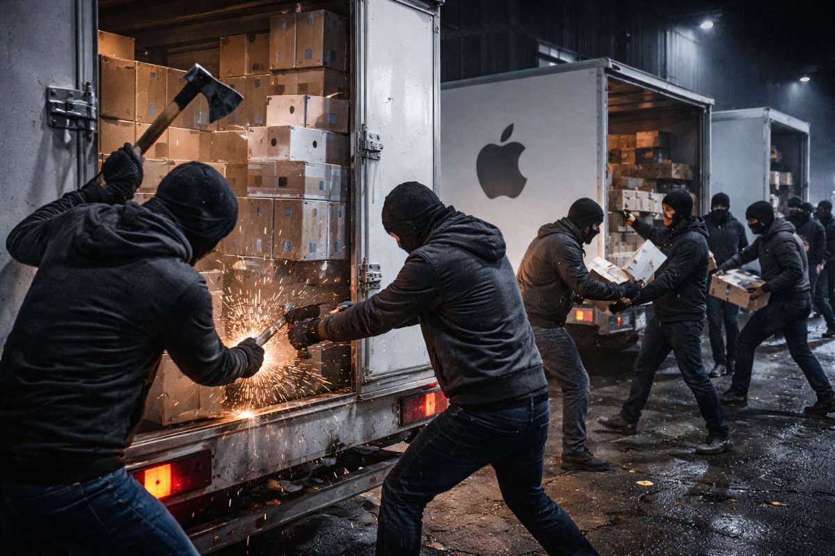 Grupa od deset osoba naoružanih sekirama ukrala dva kamiona u Francuskoj sa Apple proizvodima