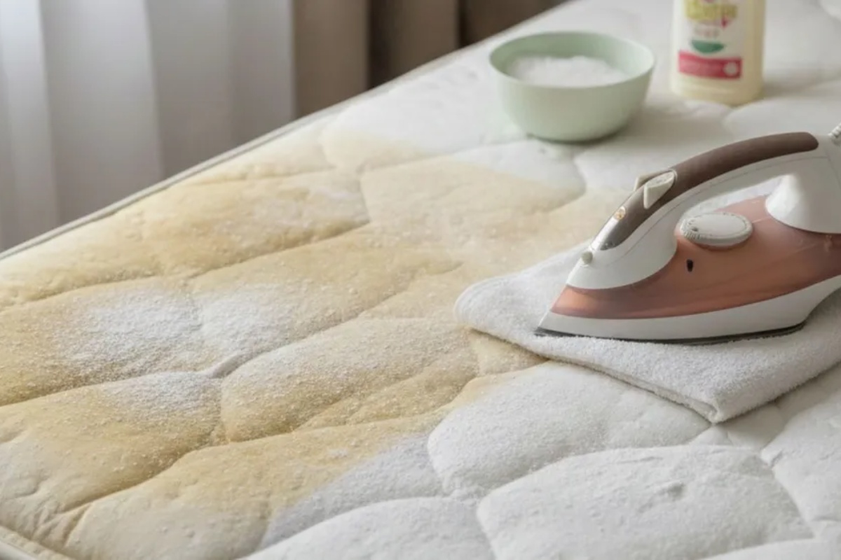 Trik sa peglom koji vraća belinu dušeku i pomaže u uklanjanju prljavštine