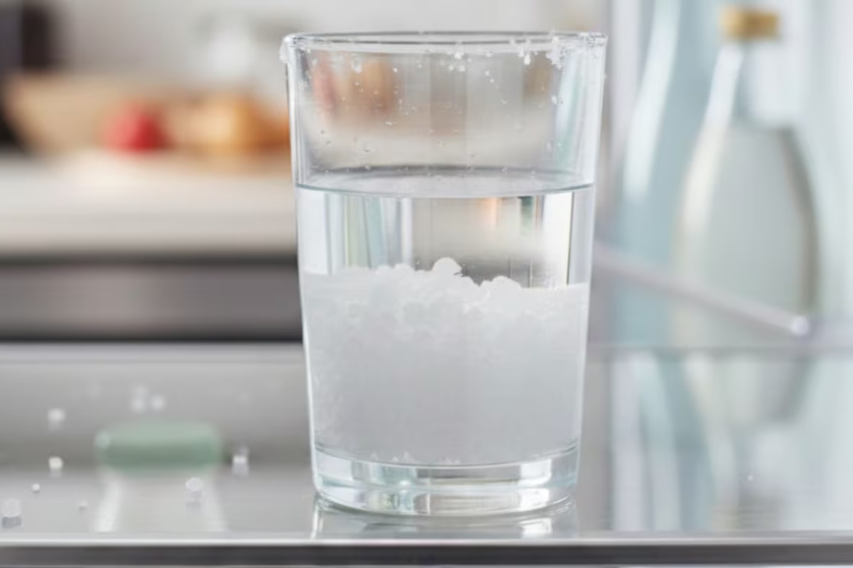 Ostavite čašu vode i krupne soli u frižideru: čemu služi i zašto stručnjaci to preporučuju