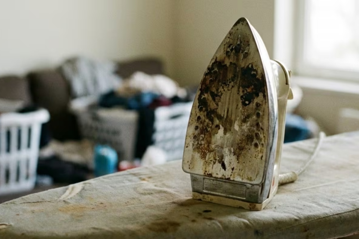 Ni soda bikarbona ni deterdžent: trik za čišćenje crnih mrlja sa pegle za 5 minuta