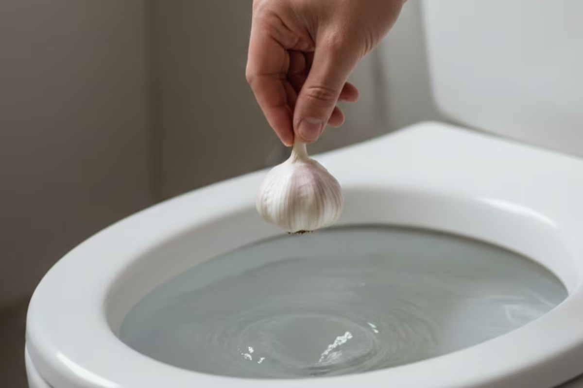 Bacanje čena belog luka u toalet šolju: čemu služi i zašto ga preporučuju