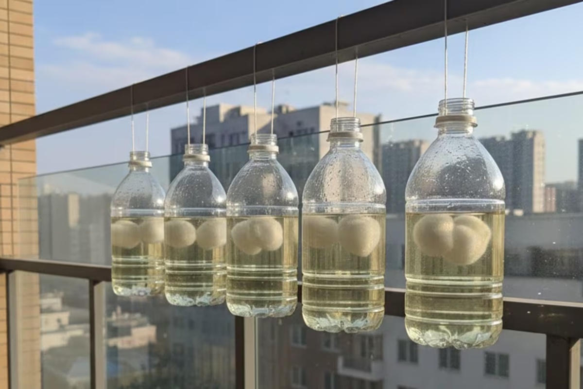 Kačenje flaša sa sirćetom i vatom na balkon: Zašto se preporučuje i čemu služi