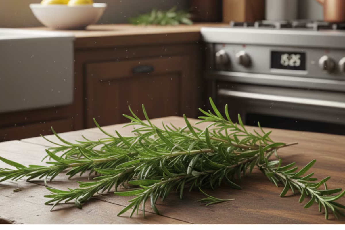 Stavljanje grančica ruzmarina na kuhinjsku radnu ploču: čemu služi i kakav efekat ima