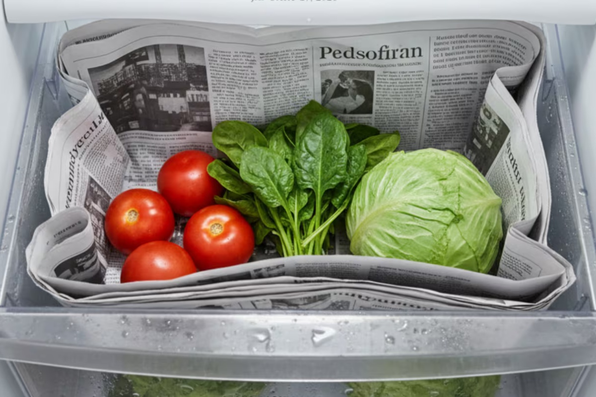Postavljanje novinske hartije u fioku za povrće: zašto se preporučuje i čemu služi