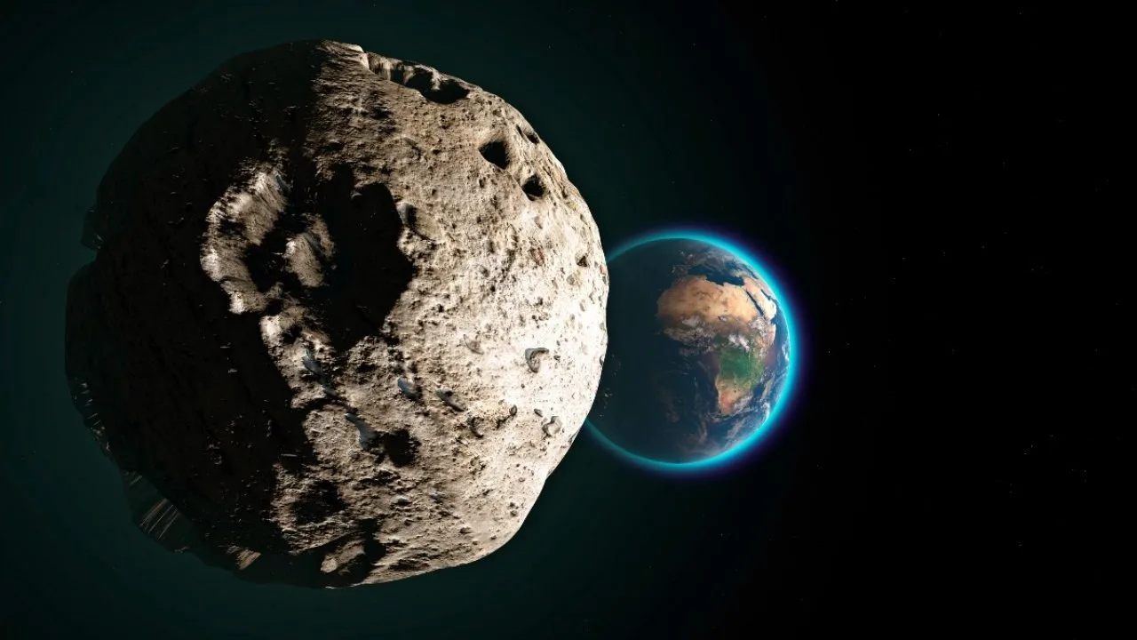 Putanja asteroida 2024 YR4 i Mjesec