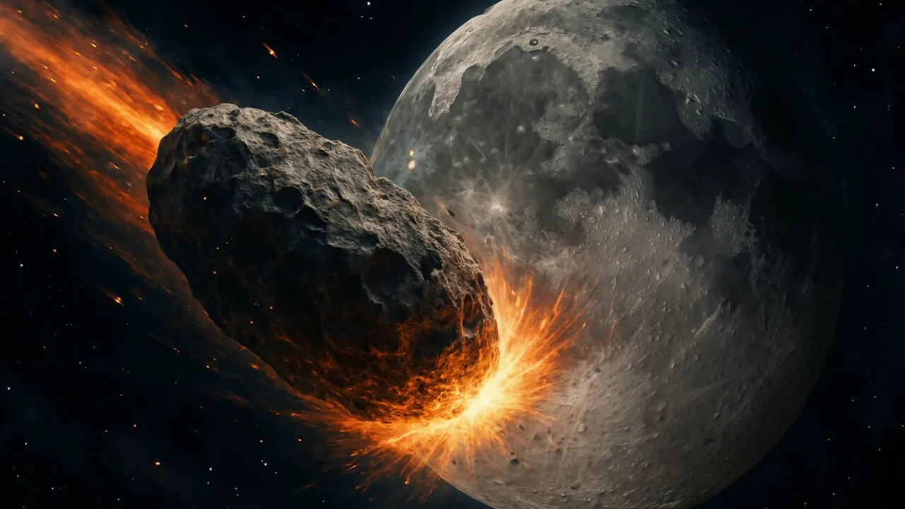 Mogući lunarni krhotine nakon sudara