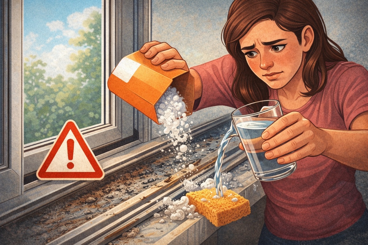 Niti soda bikarbona niti voda: Česta pogreška pri čišćenju vodilica prozora koja ih može oštetiti – image 1