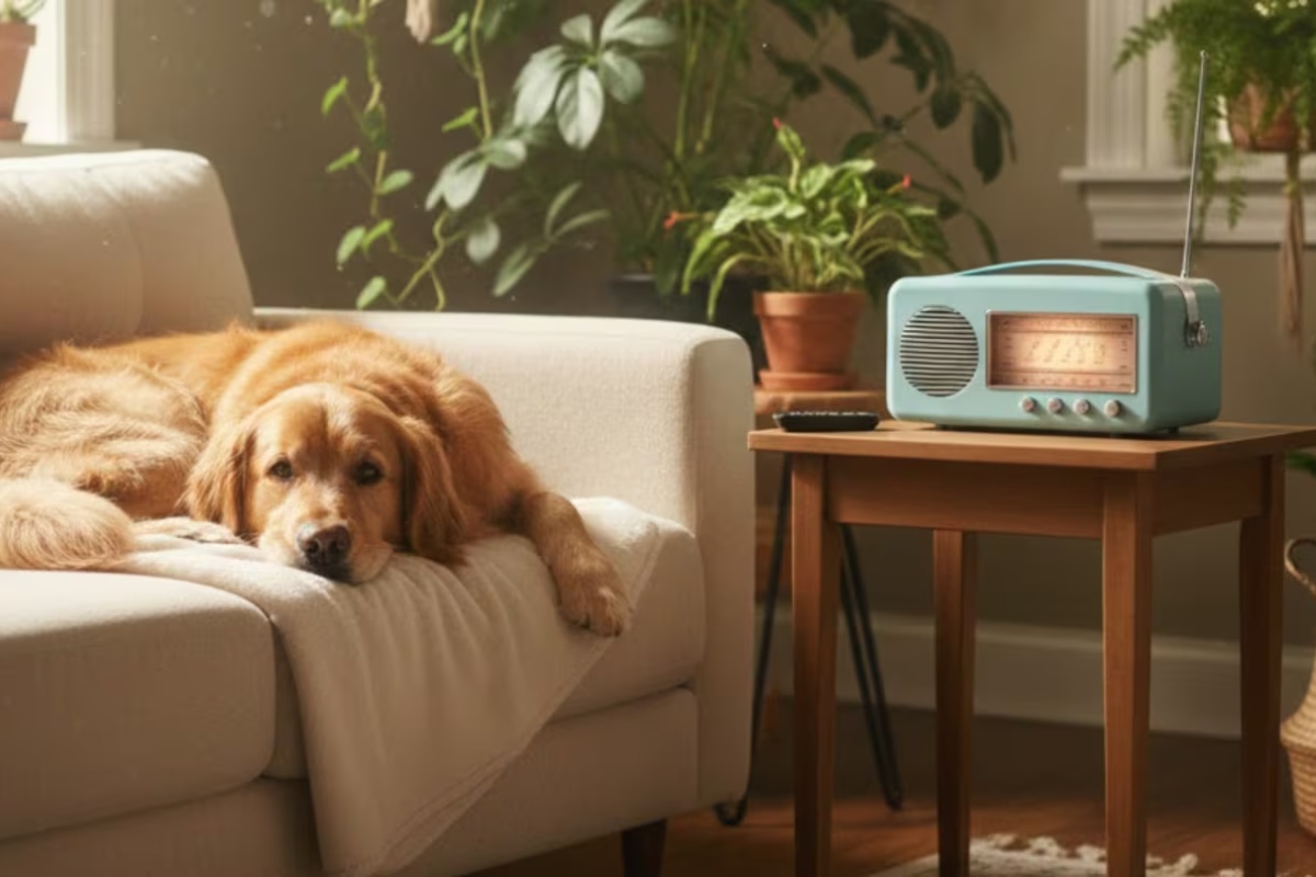 Ostavljanje upaljenog radija kada pas ostane sam: zašto se preporučuje i kako pomaže – image 1