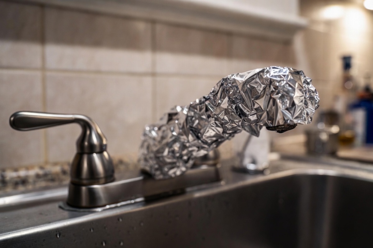 Korišćenje aluminijumske folije na kuhinjskim slavinama: čemu služi i zašto se preporučuje – image 1