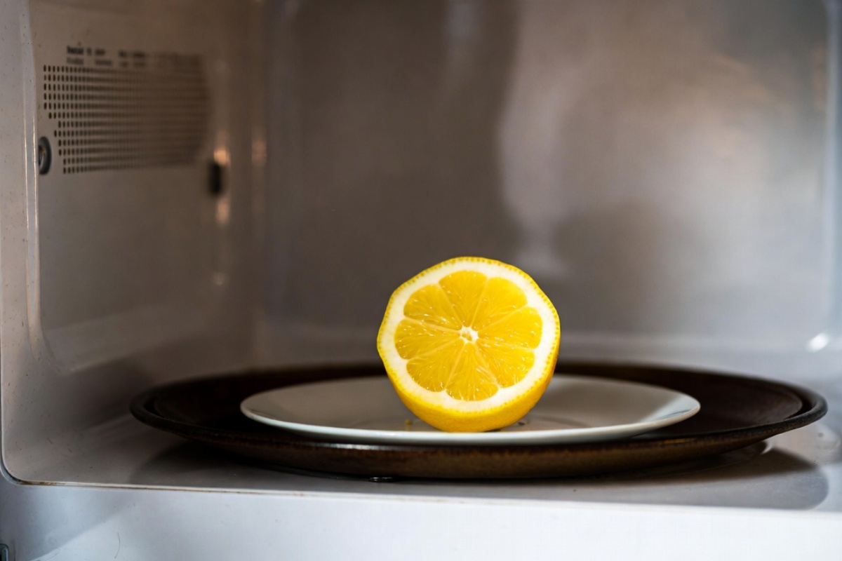 Stavljanje kriške limuna u isključenu mikrotalasnu: čemu služi i zašto se preporučuje – image 1