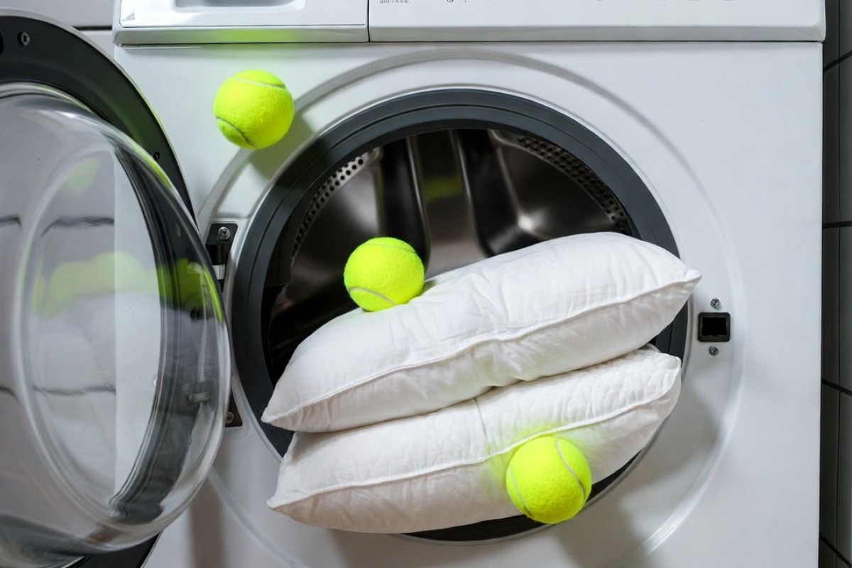 Stavljanje teniske loptice sa jastucima u mašinu za veš: čemu služi i zašto se preporučuje – image 1