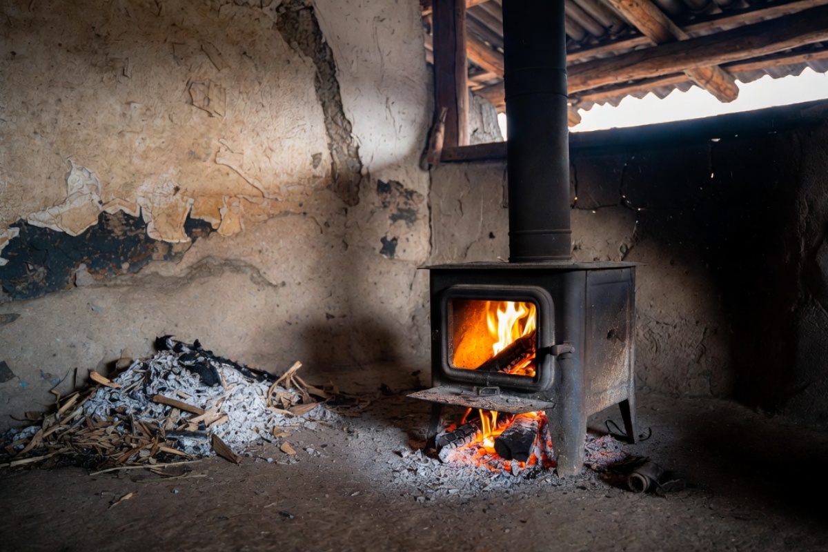 Ostatak iz peći na drva koji može funkcionisati bolje od soli tokom najhladnijih dana u godini – image 1