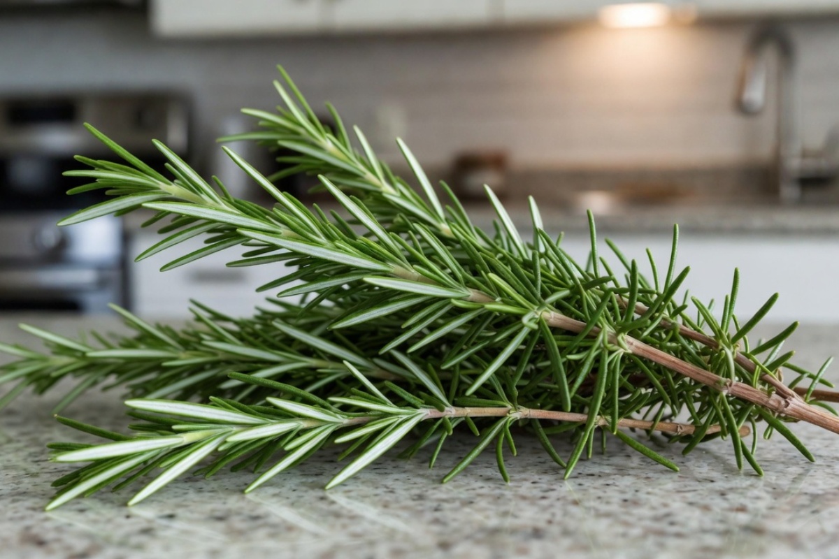 Stavljanje grančica ruzmarina na kuhinjsku radnu ploču: čemu služi i kakav efekat ima – image 1