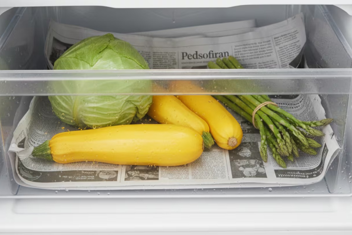 Postavljanje novinske hartije u fioku za povrće: zašto se preporučuje i čemu služi – image 1