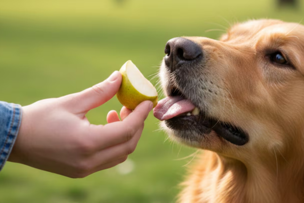 Davanje kruške psu: zašto se preporučuje i koliko često je ponuditi – image 2