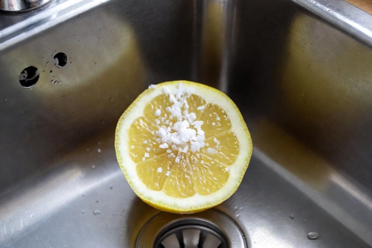 Stavite pola limuna sa solju u kuhinjsku sudoperu: čemu služi i kakav efekat ima – image 2