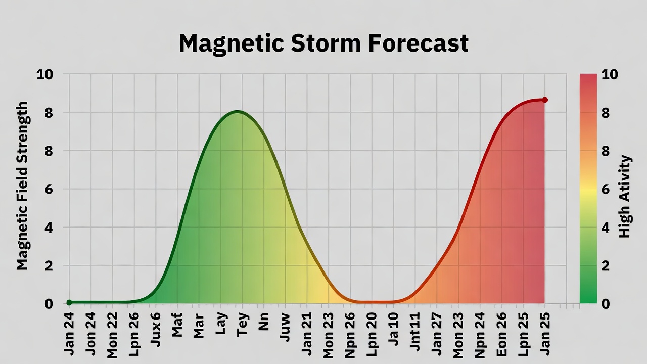 Da li će biti magnetnih oluja tokom vikenda: prognoza za 24. i 25. januar (grafikon) – image 2