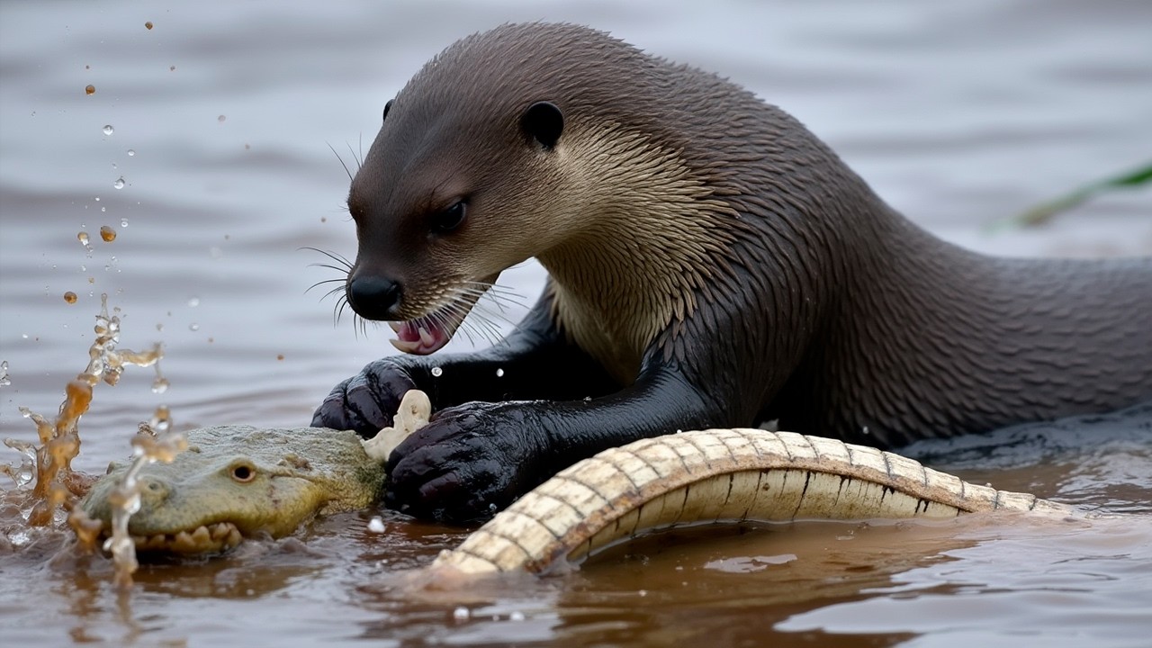 Džinovska vidra u Nacionalnom parku Ibera