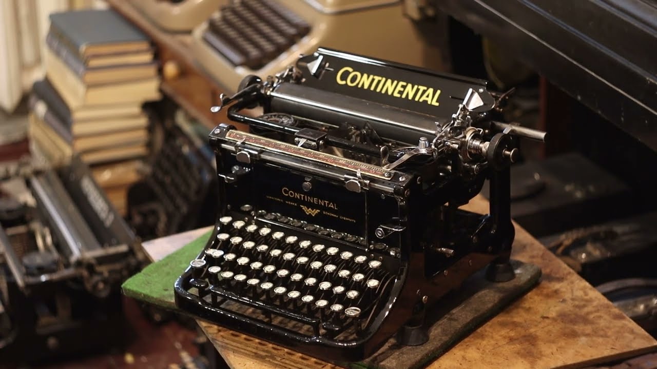 Restauracija i dekoracija starom pisaćom mašinom