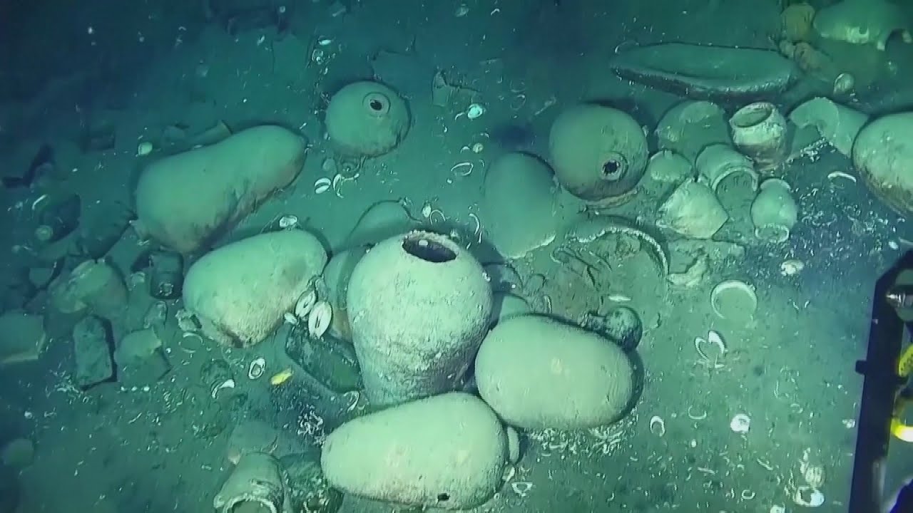 Podvodno iskopavanje ostataka broda Mado 5