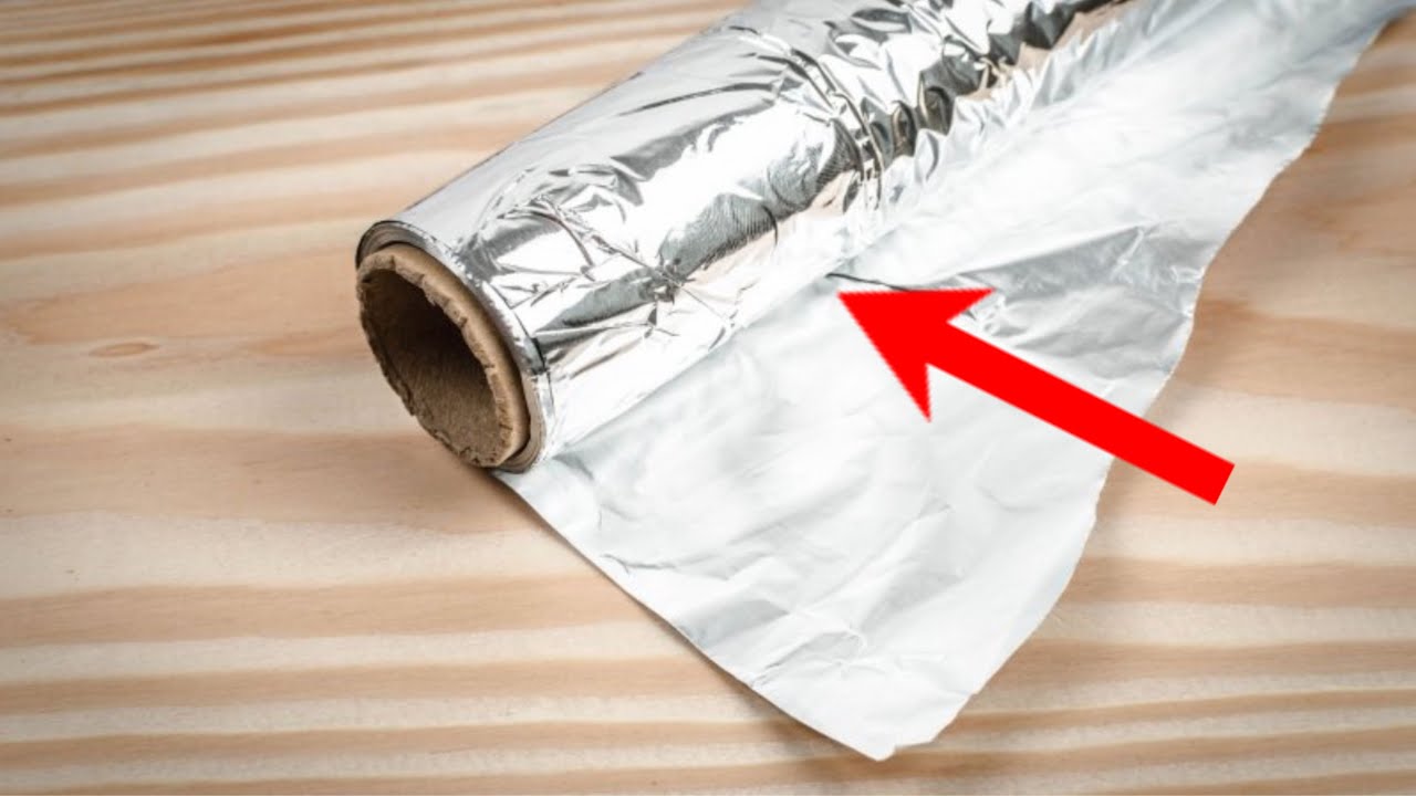 Čišćenje kupatila aluminijumskom folijom